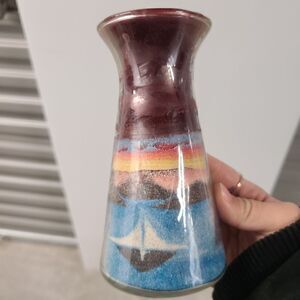 Vintage colorful candle  